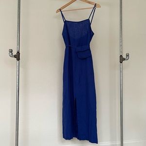 Paloma Wool cobalt blue linen Museo dress - size 38